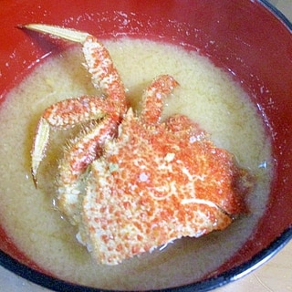 料亭の味　簡単.おいしい蟹の味噌汁
